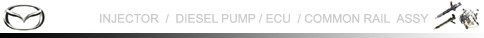 mazda Injector,diesel pump,ecu, common rail assy